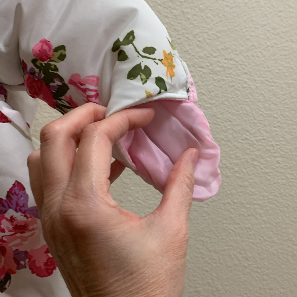 Rothschild Floral Kids Snowsuit - White and Pink - Picture 9 of 12